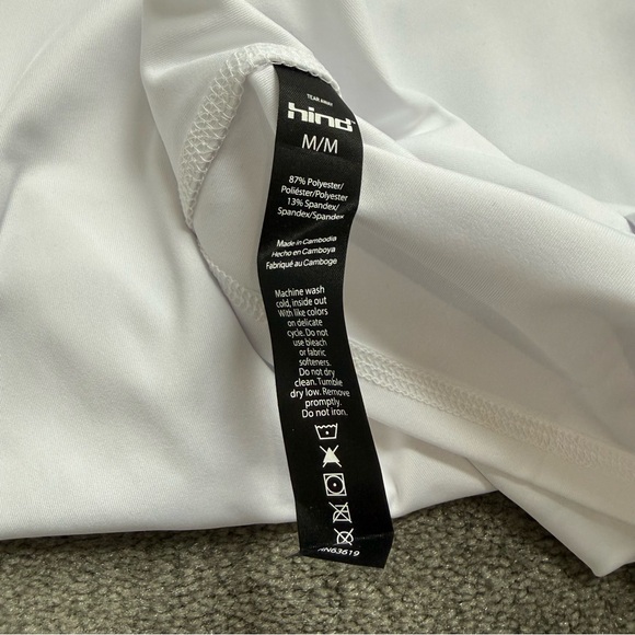 White Athletic Zip-Front Tennis Dress - Picture 6 of 8